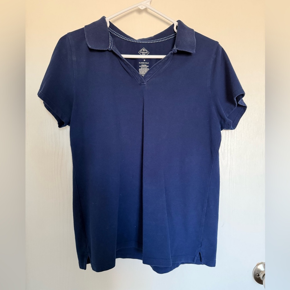 St. John's Bay Petite Navy Polo